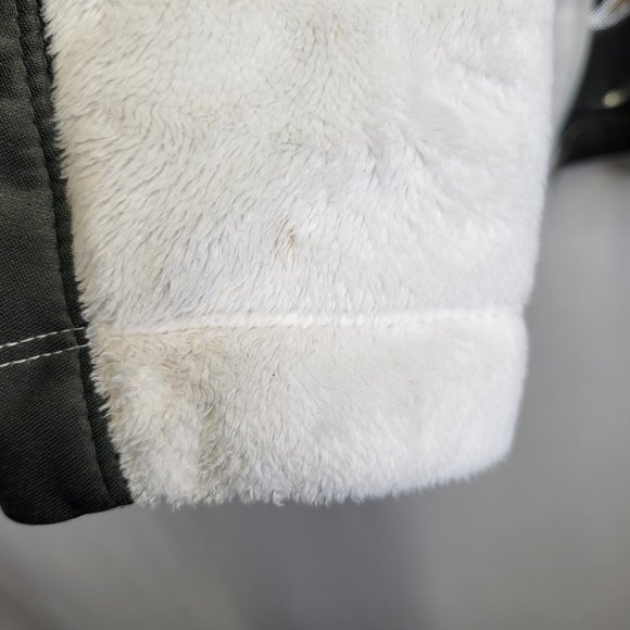 Columbia Women's Small Jacket White Fleece Green Full Zip - Picture 13 of 15